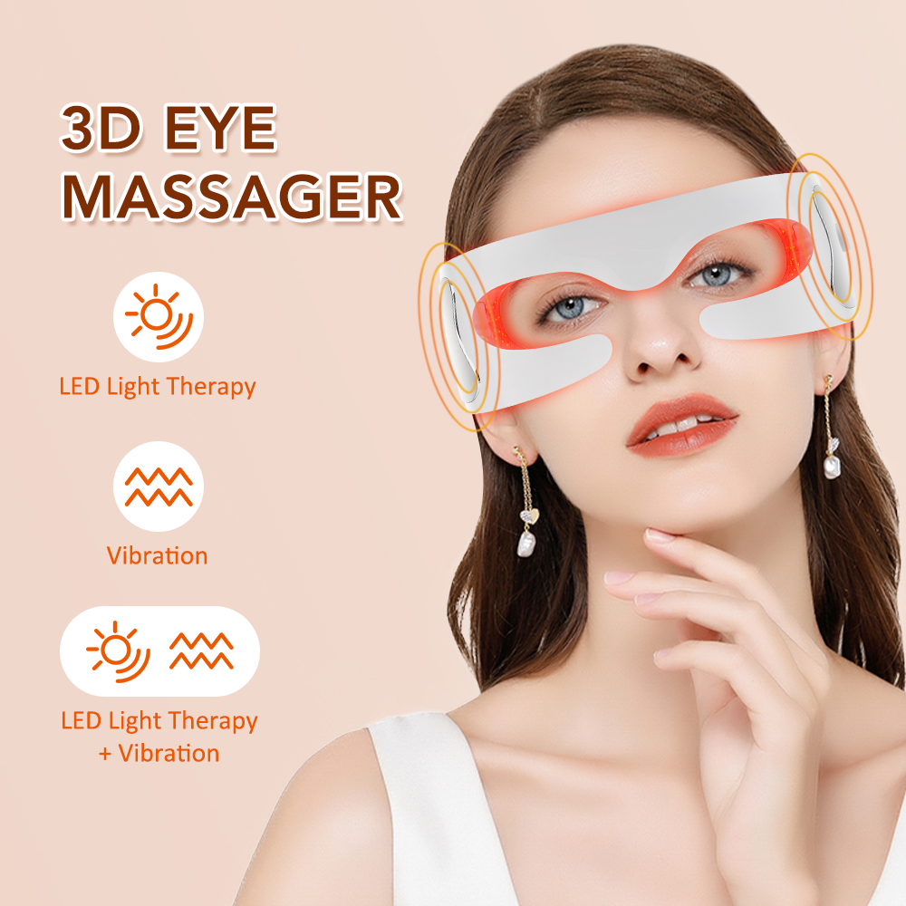 Light Therapy Glasses - Masajeador de ojos eléctrico, herramienta de