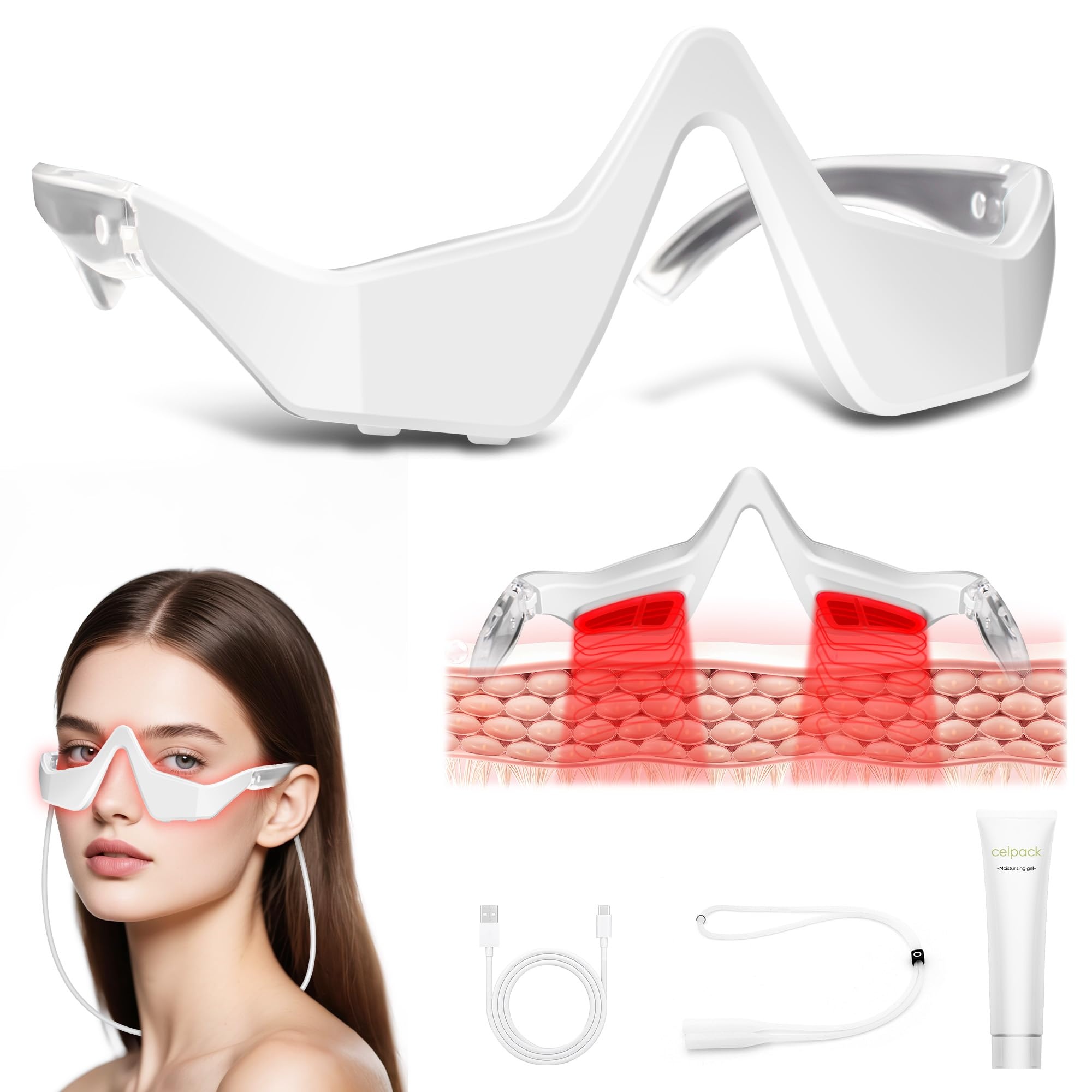 Gafas Masajeadoras de Ojos con - Light Therapy Glasses reseña y precio